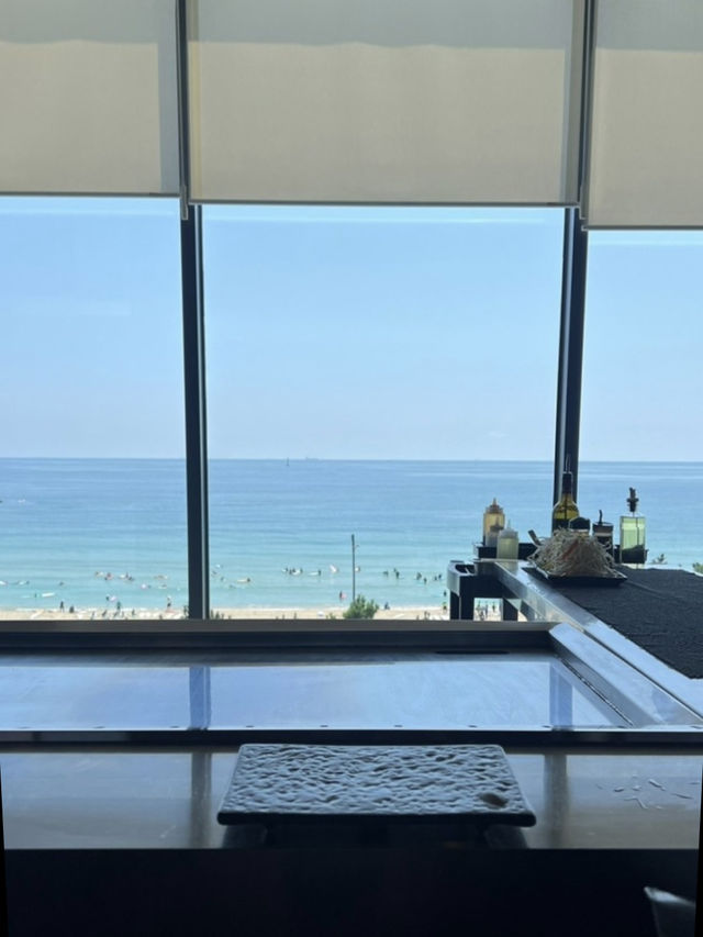 부산 송정 바닷가보면서 철판구이어때요 🌊
