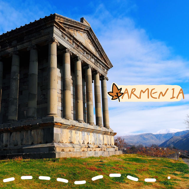 ARMENIA🇦🇲Pagan temple of Garni 🏛️วิหารการ์นี