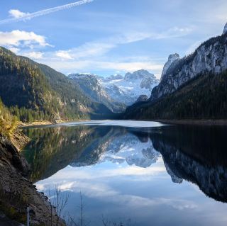 Gosau 哈爾施塔特附近的山谷村莊
