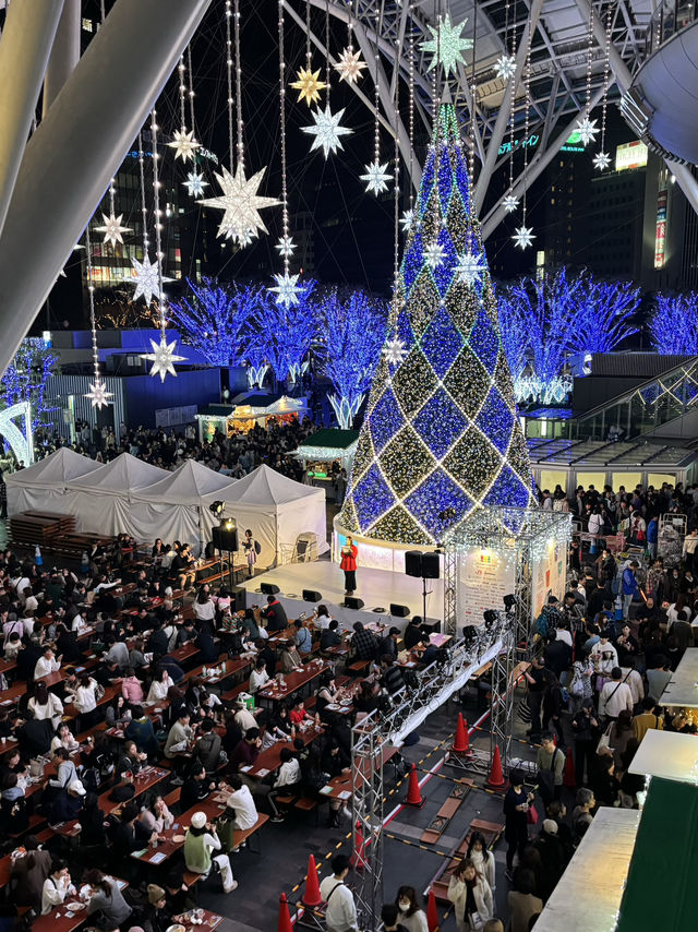 【福岡クリスマス】博多駅前を彩る素敵なクリスマスマーケット