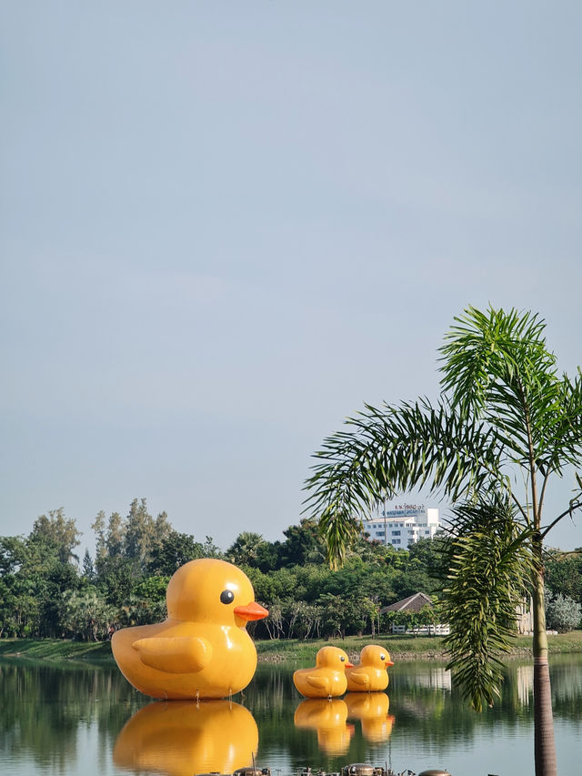 เช้า ๆ ที่สวนสาธารณะหนองประจักษ์ อุดรธานี 🐥