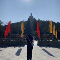นั่งรถบัสจากสนามบินไปกระเช้า Ngong Ping 36