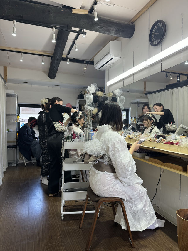 來京都一定要體驗最流行的大正浪漫風和服