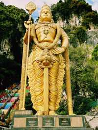 Standing Tall: Murugan Statue at Batu Caves!