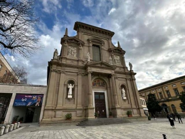 ベルガモ　の教会　Chiesa dei Santi Bartolomeo e Stefano