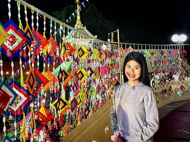 ไหว้วัดพระธาตุดอนแก้วยามค่ำคืน