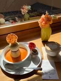 五感で楽しむコーヒー店の3段プリン🍮