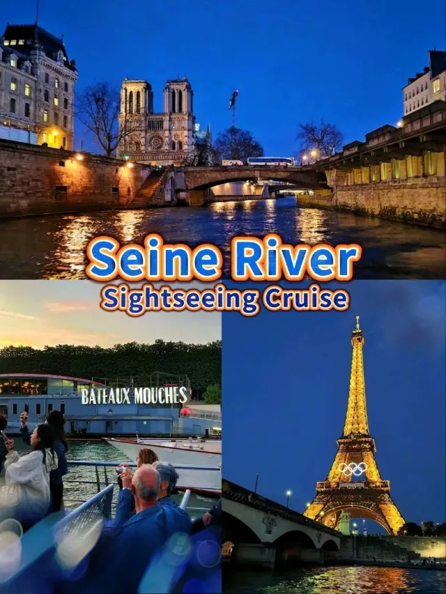 Seine River Cruise, literally a romantic and unforgettable experience. 