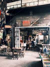 ร้านกาแฟแป๊ะเอ๊ย 118ปี ตลาดบ้านใหม่ 100 ปี แปดริ้ว