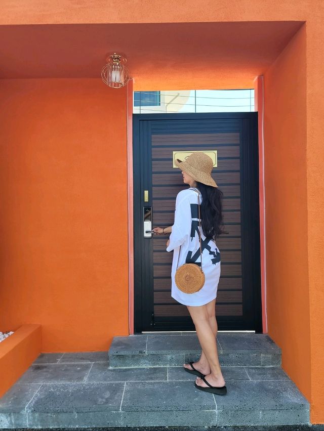 오렌지컬러 사랑스러움이 가득한 보성풀빌라🧡