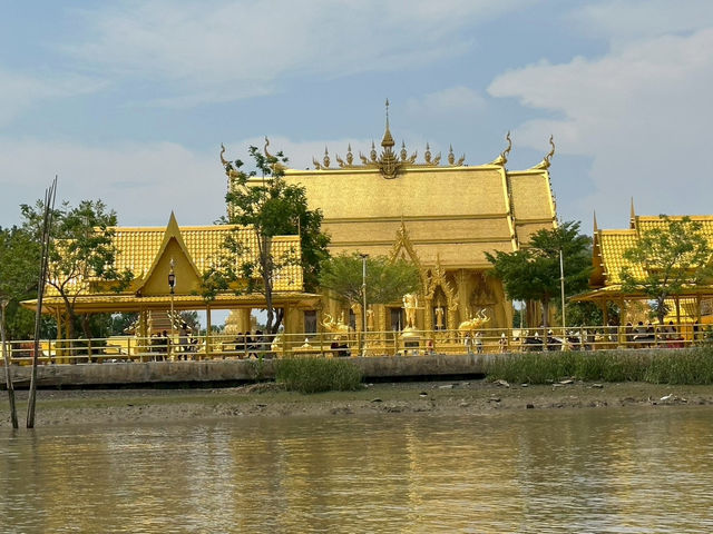 วัดเงิน-วัดทอง สองฝั่งบางประกง