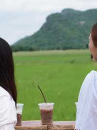 ชมวิววัดถ้ำเสือ ใกล้ชิดทุ่งนาที่รักษ์คันนา