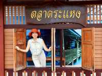 ตลาดระแหง 100 ปี ปทุมธานี ตลาดโบราณคลาสสิกแบบไทยๆ