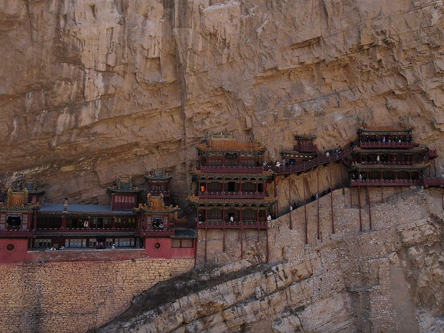 The Hanging Temple in north China's Shan