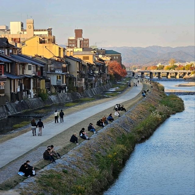 Hanging Out by the Kamo River