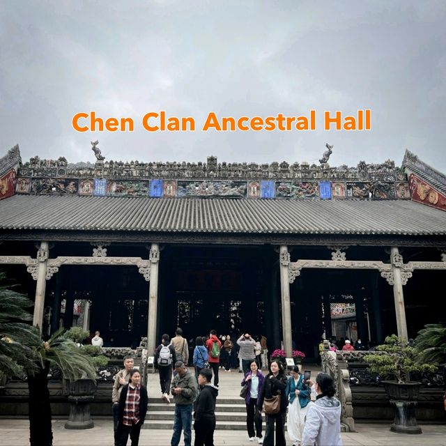 The masterpiece: Chen Clan Ancestral Hall