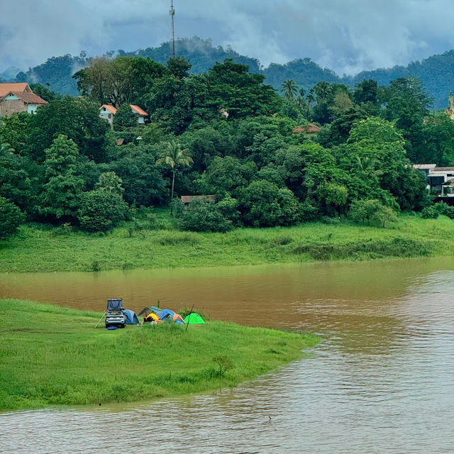 เที่ยวสะพานมอญ สังขละบุรี ในวันที่ฝนตก🌳☔️