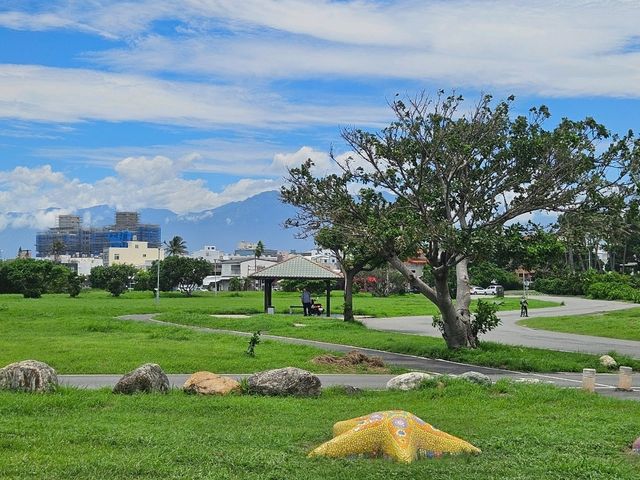 碧海藍天的好去處～台東海濱公園