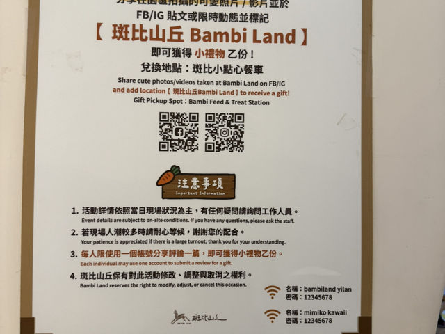 斑比山丘餵食小動物🦌