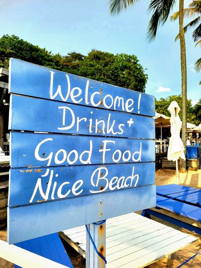 Catch the island vibes at Siloso Beach, Singapore's famous beach
