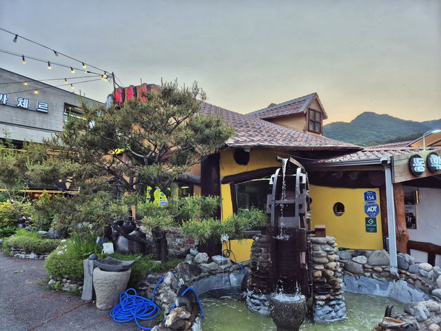 🏞️ 계룡대 체력단련장, 고요한 숲길 속 드라이브 한 스윙