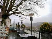 Rhine Falls Zurich is even nicer during christmas festival 