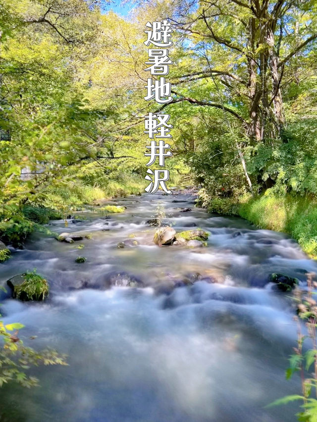 【軽井沢】涼を感じる🌿𓂃◌𓈒𓐍避暑地で夏を満喫