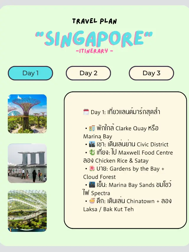🇸🇬 Singapore- itinerary