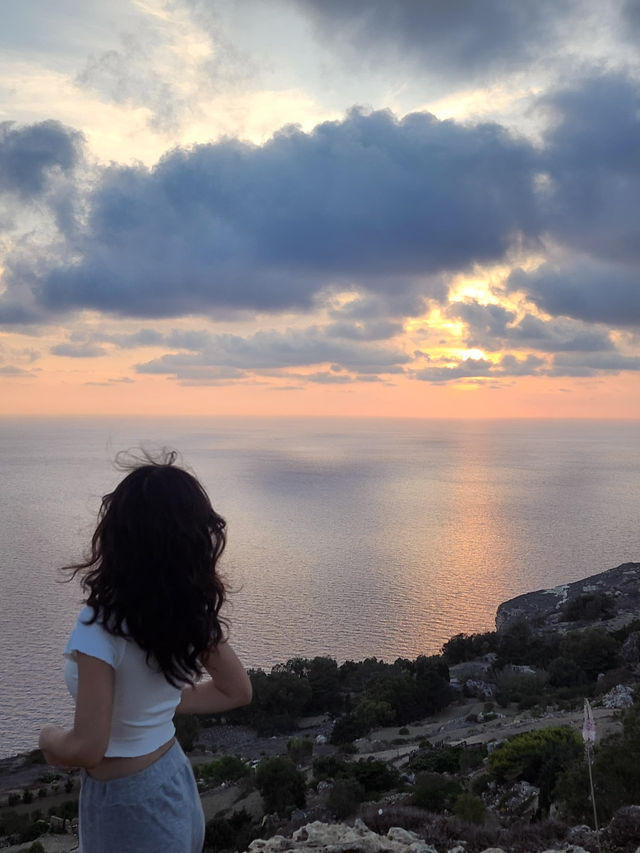 🌄 몰타에서 가장 황홀한 노을, 딩글리 절벽 🌊