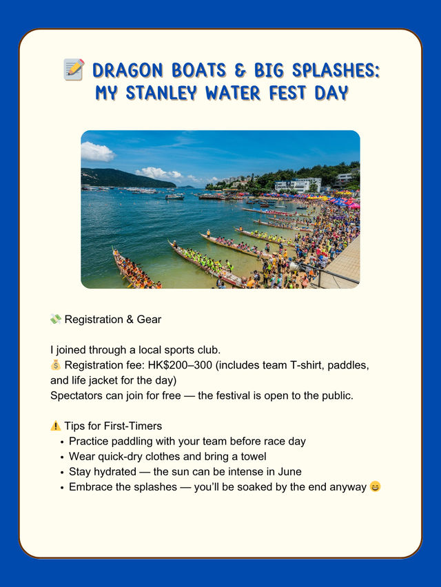 📝 Dragon Boats & Big Splashes: My Stanley Water Fest Day