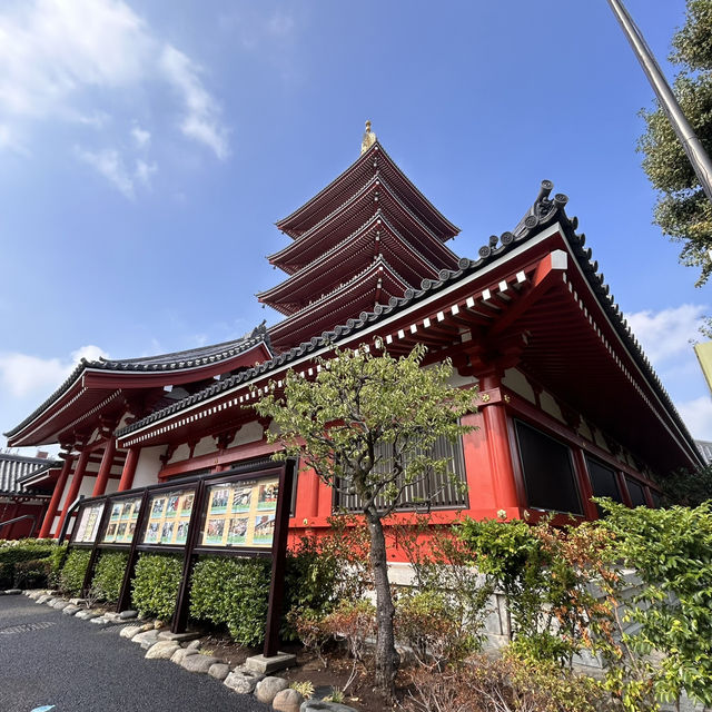 Reaching for the Sky: The Five-Storied Pagoda of Sensō-ji 🗼
