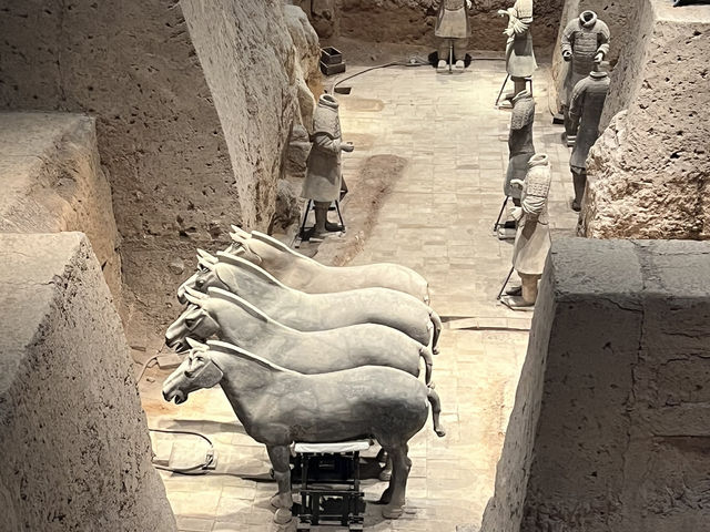 Xi An - a place with nature wonders, good food and historical handsome stone statue