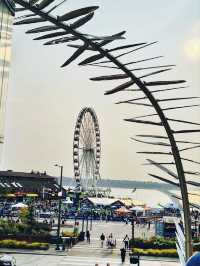 西雅圖城市的亮點❣️：Seattle Great Wheel