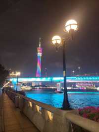 廣州 琵州塔廣州塔 獵德大橋