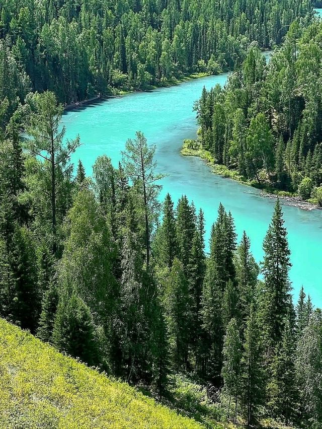 “Autumn Glory of Kanas Lake” “Autumn Glory of Kanas Lake”
