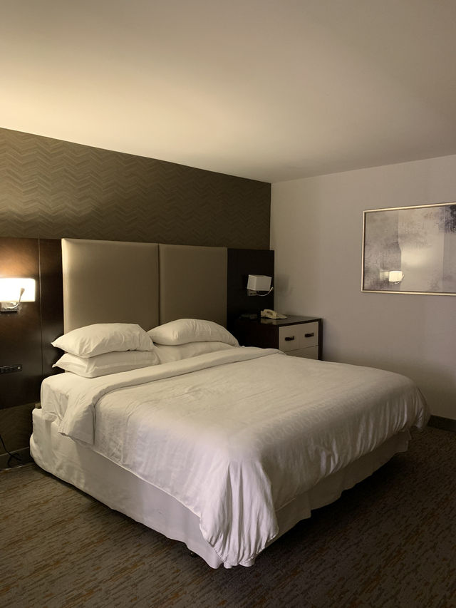 芝加哥機場旁轉機住宿！Sheraton Suites體驗