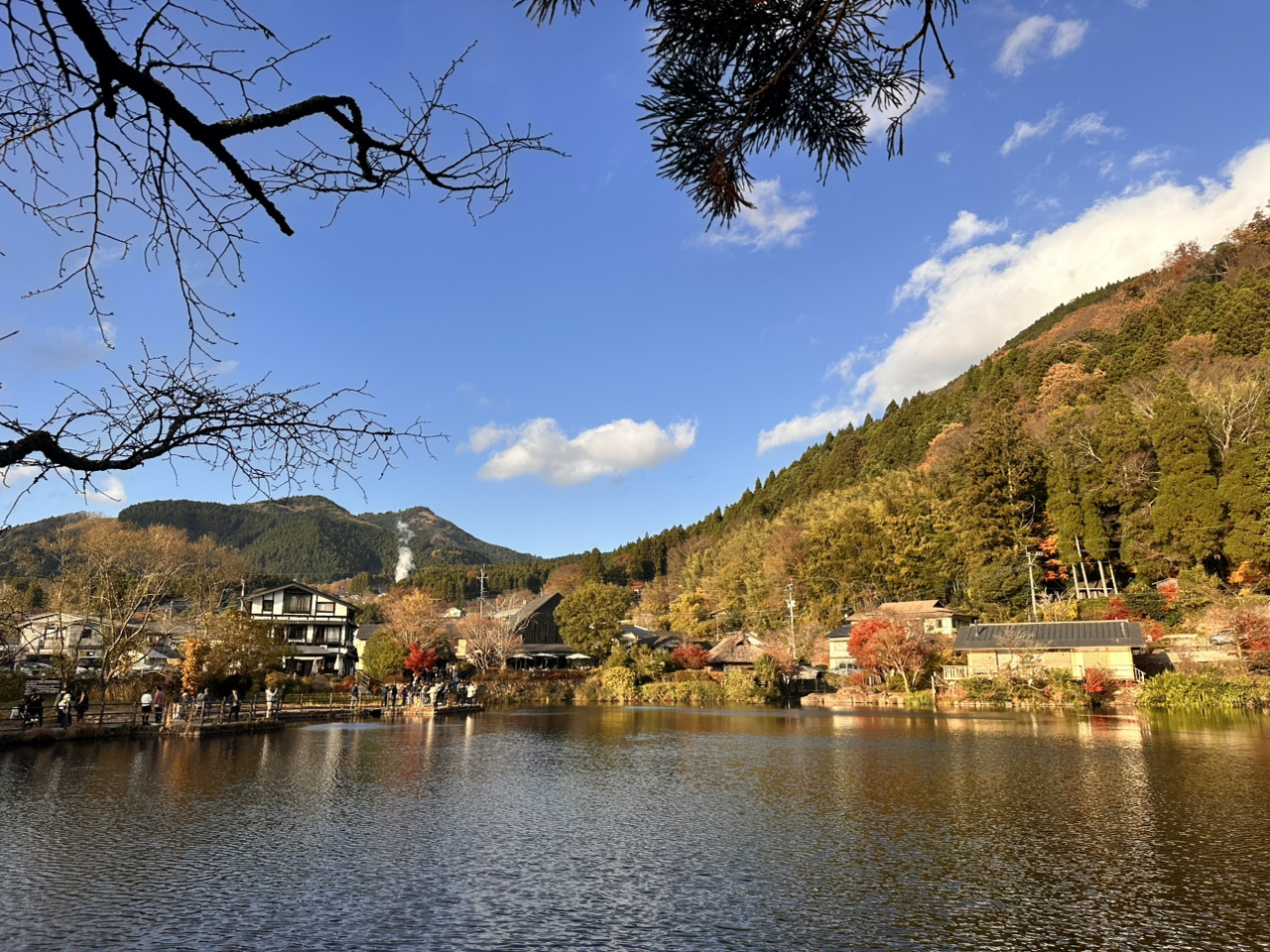 【金鱗湖：朝霧が揺らぎ、紅葉が燃える。静寂の中で自分の鼓動を感じる湖】
