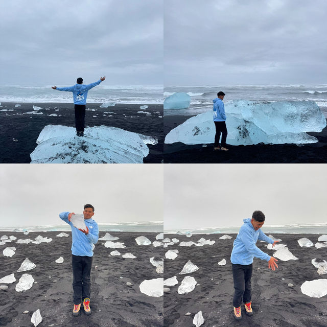 💎❄️ DIAMOND BEACH ICELAND — WHERE ICE MEETS BLACK SAND MAGIC 🌊✨ 