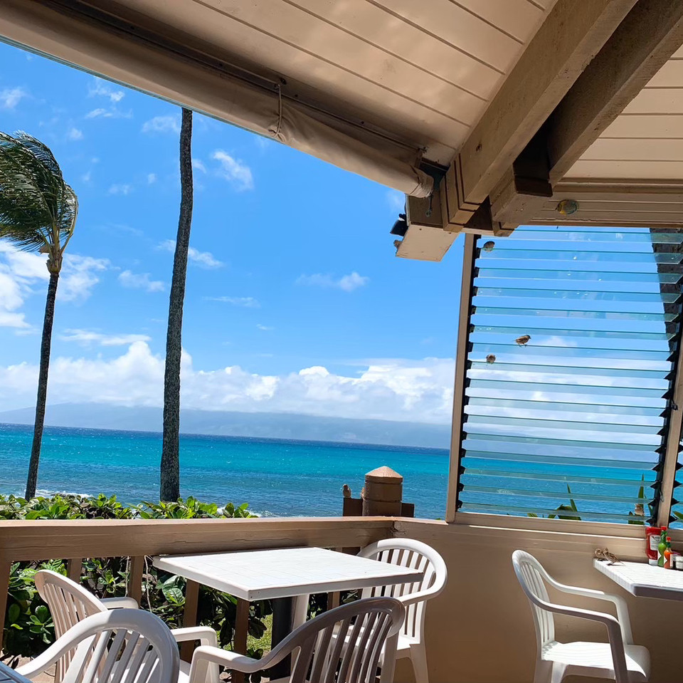 Hawaii/Maui] Lunch with a spectacular view on Maui! The gazebo