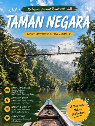🌿 Taman Negara, Malaysia 🇲🇾 | My 2 Days in One of the World's Oldest Rainforests✨