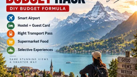 🇨🇭 SWITZERLAND DOESN’T HAVE TO BREAK THE BANK — IF YOU KNOW HOW TO DIY. — traveler post in Lucerne