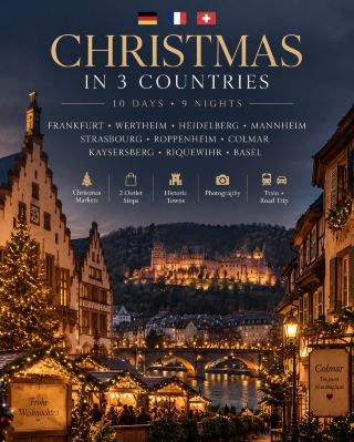 🎄✨ 10天9夜的聖誕魔法之旅，遍覽德國、法國和瑞士🇩🇪🇫🇷🇨🇭