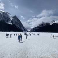 Lake Louise in Spring - still Frozen!