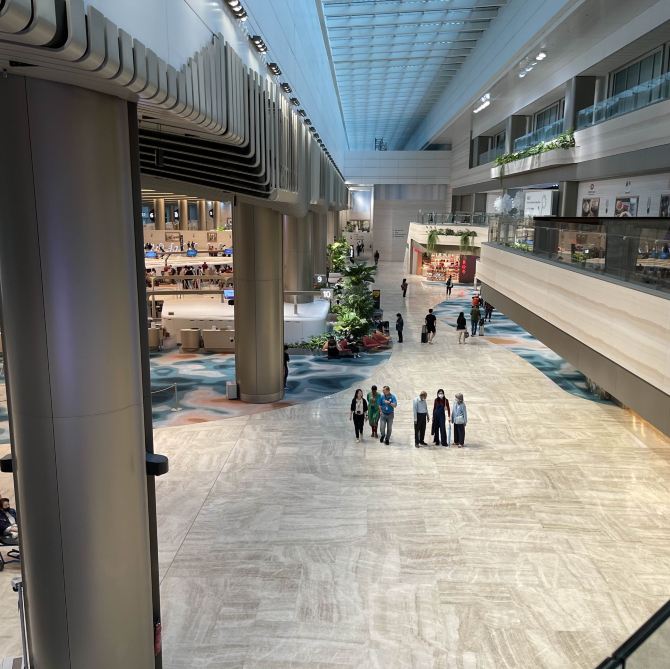 Changi Airport T2 public area