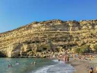 Matala beach Crete 🏖️