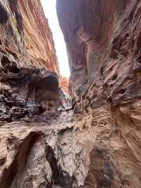 A desert canyon 