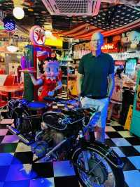 Fuel up on flavor and nostalgia at Makati’s most iconic diner 🇵🇭🍔⛽