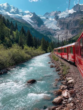 The Alpine Rail Journey: Chamonix’s Scenic Trains 🏔️🚂