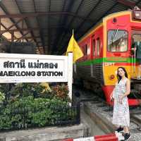 The famous Maeklong Railway Market 