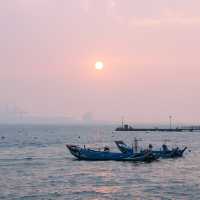 打卡經典景點，淡水情人橋